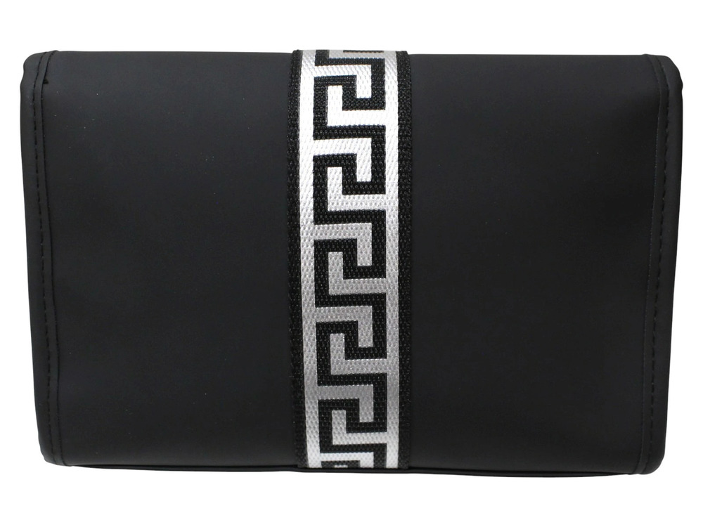 VERSACE Clutch black clutch bag Shoulder patterned Black